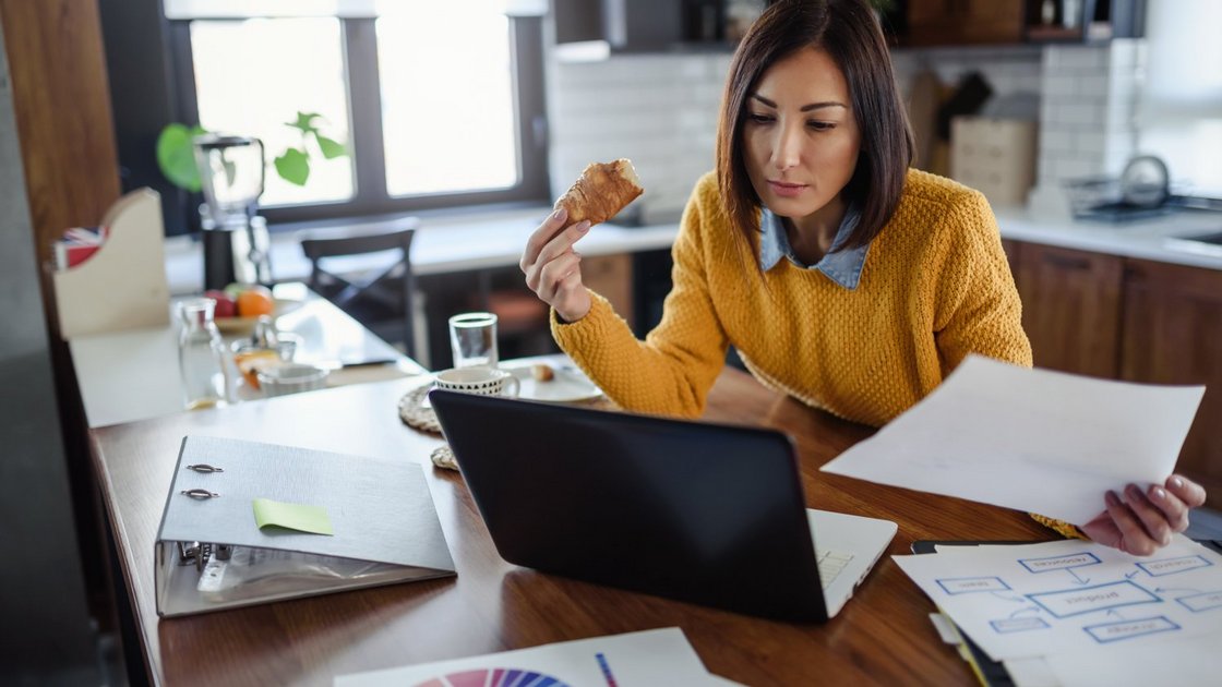 Essen im HomeOffice Heimat Krankenkasse